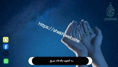 رد الحبيب بالدعاء سريع